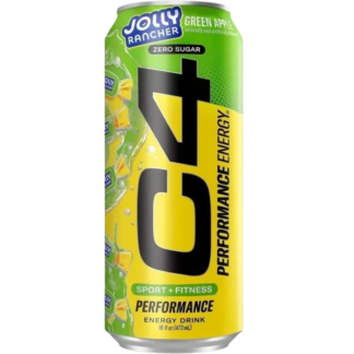 Green apple C4 energy drink can