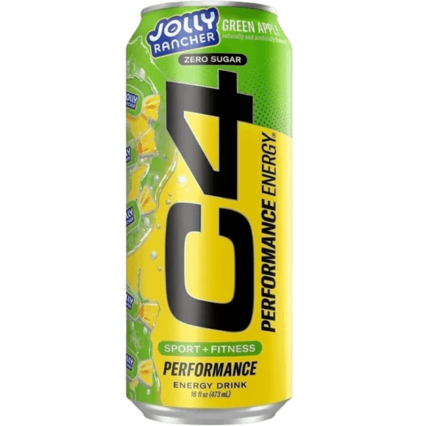 Green apple C4 energy drink can