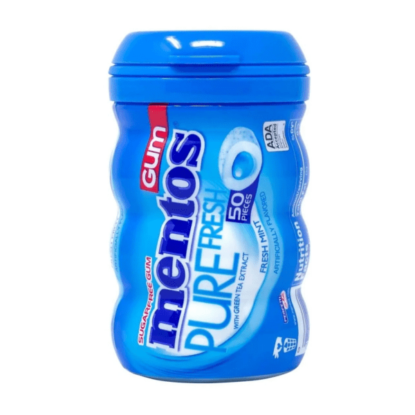 Mentos Pure Fresh gum bottle