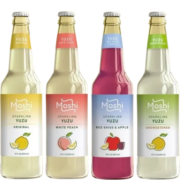 Yuzu flavored sparkling drinks lineup