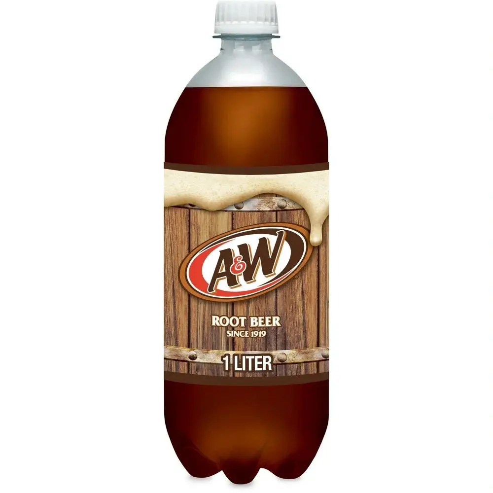 A&W Root Beer 1-liter bottle