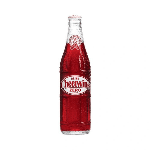 Cheerwine Zero soft drink packaging