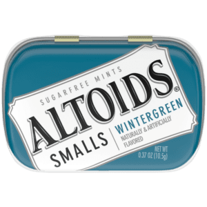 Sugar-free Altoids mints packaging
