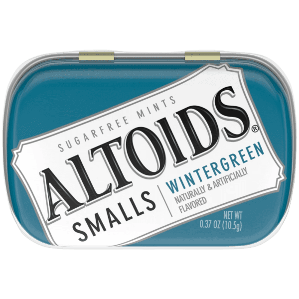 Sugar-free Altoids mints packaging