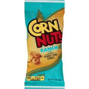 Ranch flavored crunchy corn kernels