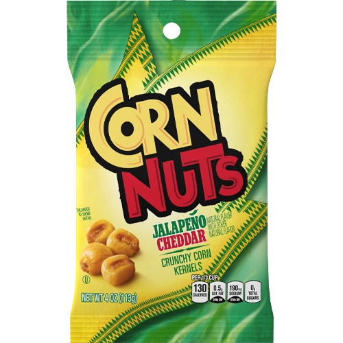 Crunchy jalapeño corn snack bag