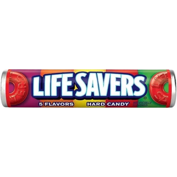 Life Savers candy roll, five flavors