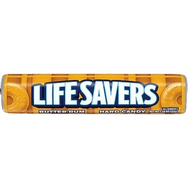 Butter Rum Life Savers packaging