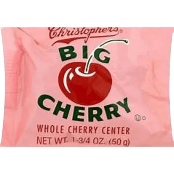 Christopher's Big Cherry label