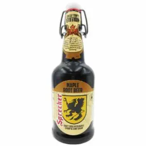 Sprecher maple root beer glass bottle