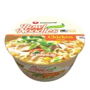 Nongshim chicken flavor bowl noodles