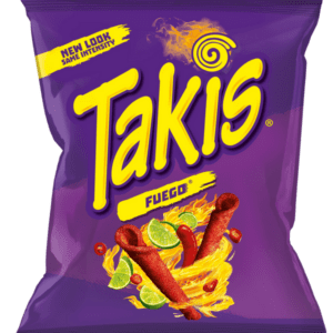 Takis Fuego chips with lime image