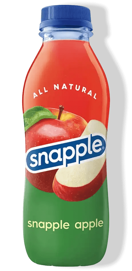 All-natural Snapple Apple drink