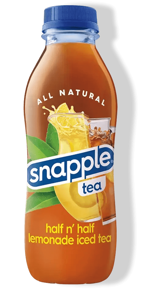 Snapple half n' half lemonade iced tea