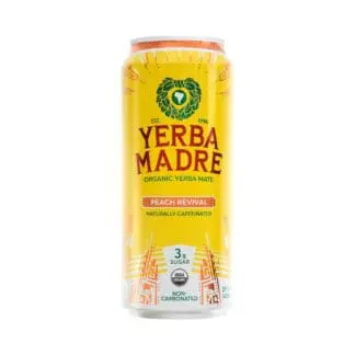 Yerba Madre Peach Revival Yerba Mate – 12 Pack 16oz Cans