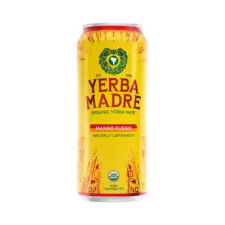 Yerba Madre Mango Fuego Yerba Mate – 12 Pack 16oz Cans