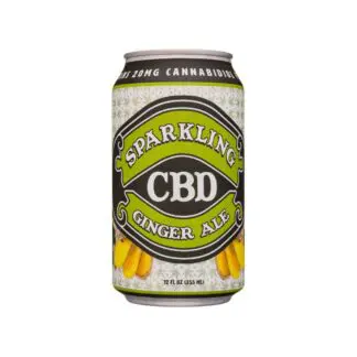 Rocky Mountain CBD Sparkling Ginger Ale – 24 Pack 12oz Cans