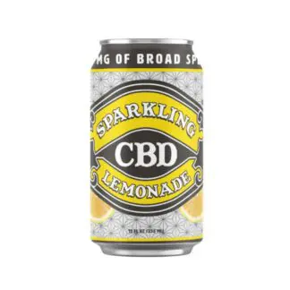 Rocky Mountain CBD Sparkling Lemonade Water – 24 Pack 12oz Cans