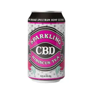 Rocky Mountain CBD Sparkling Hibiscus Tea – 24 Pack 12oz Cans