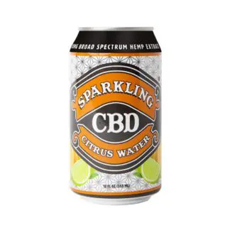 Rocky Mountain CBD Sparkling Citrus Water – 24 Pack 12oz Cans