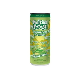 Melting Forest Mushroom D-Stress Yuzu Lime – 12 Pack 12oz Cans