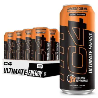 C4 Energy Drink - 12 Pack - Orange Cream 16oz (Can)