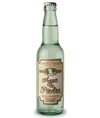 Agua de Piedra Sparkling Mineral Water - 24 Pack - 12oz (Glass)