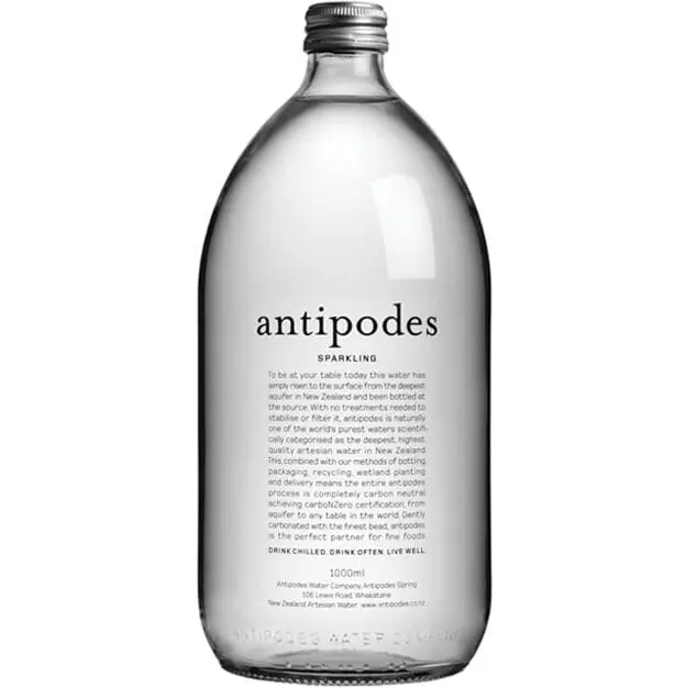 Antipodes Sparkling Water - 12 Pack - 1L (Glass)