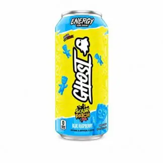 Ghost Energy Drink - 12 Pack - Sour Patch Kids Blue Raspberry 16oz (Can)