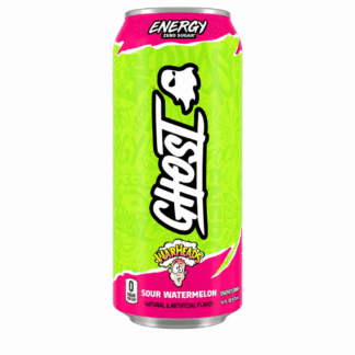 Ghost Energy Drink - 12 Pack - Sour Warheads Watermelon 16oz (Can)