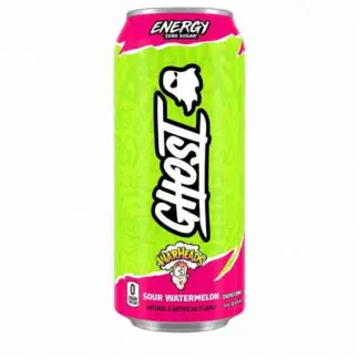Ghost Energy Drink - 12 Pack - Sour Warheads Watermelon 16oz (Can)