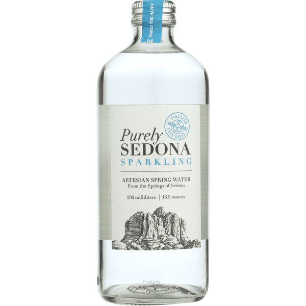 Purely Sedona Artesian Sparkling Water - 12 Pack - 500ml (Glass)
