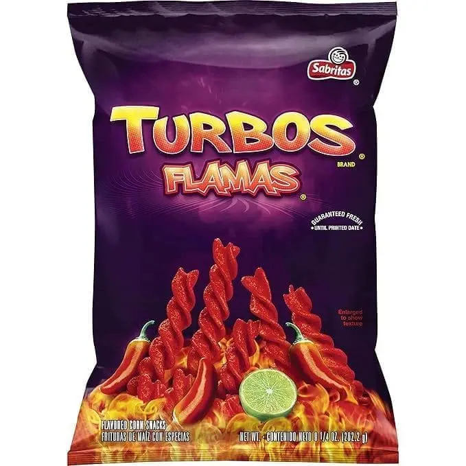 Sabritas Turbos Flamas - 17 Pack - Sabritas Turbo Flamas 3.5oz