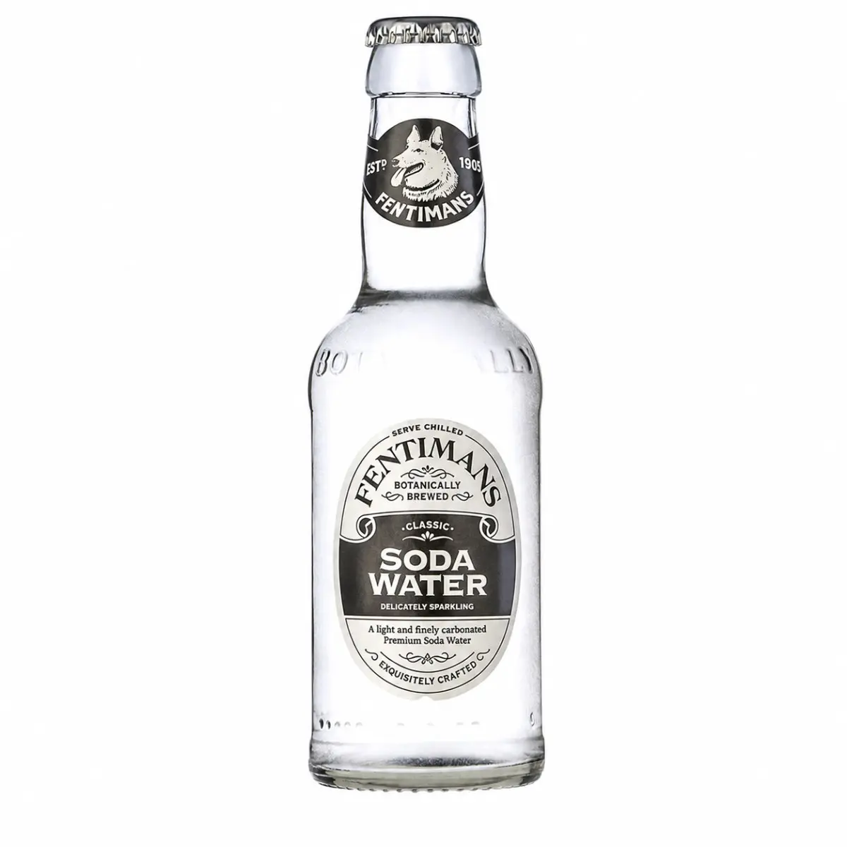 Fentimans Soda Water – 24 Pack 6.8oz Glass