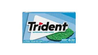 Trident Sugar Free Gum - 18 Pack - Mint Bliss
