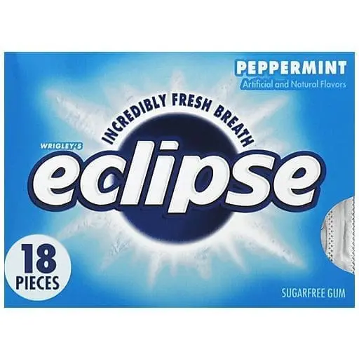 Eclipse Gum - 18 Pack - Peppermint