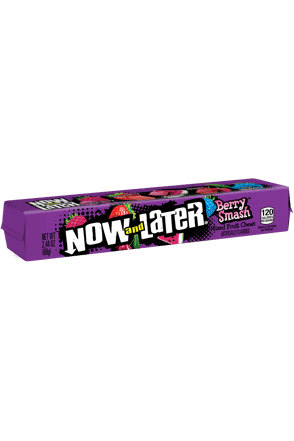 Now and Later Chewy Candy - 24 Pack - Now N Later Berry Snack 2.44oz