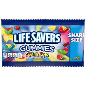 Life Savers Gummies Candy - 15 Pack - Life Savers Gummies Collision 2-in-1 4.2oz