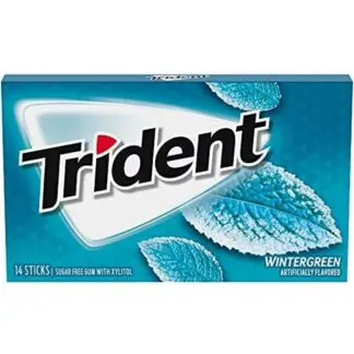 Trident Sugar Free Gum - 18 Pack - Wintergreen