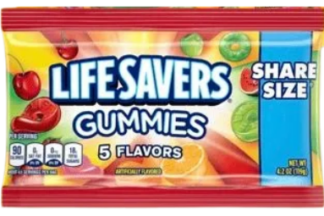 Life Savers Gummies Candy - 15 Pack - Life Savers Gummies 5 Flavors 4.2oz