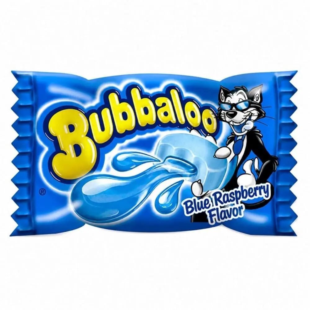Bubbaloo Bubble Gum - 47 Pack - Blue Raspberry