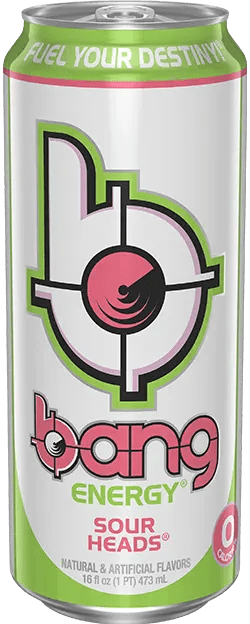 Bang Energy Drink - 12 Pack - Sour Heads 16oz (Can)