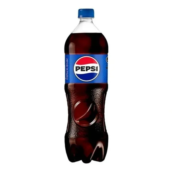 Pepsi bottle with blue label