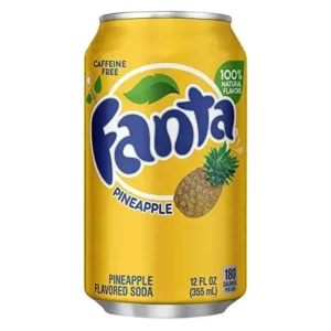 Fanta pineapple soda can