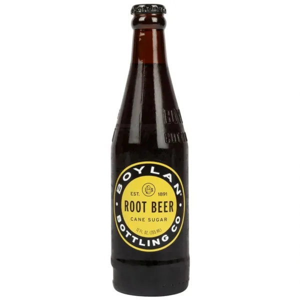 Classic root beer glass bottle