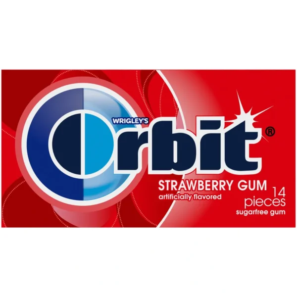 Orbit Strawberry Gum packaging