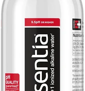 Ionized alkaline water bottle, Essentia