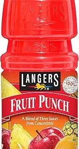 Fruit punch juice bottle
