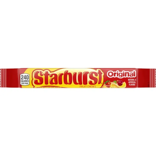 Starburst Original fruit chews packaging