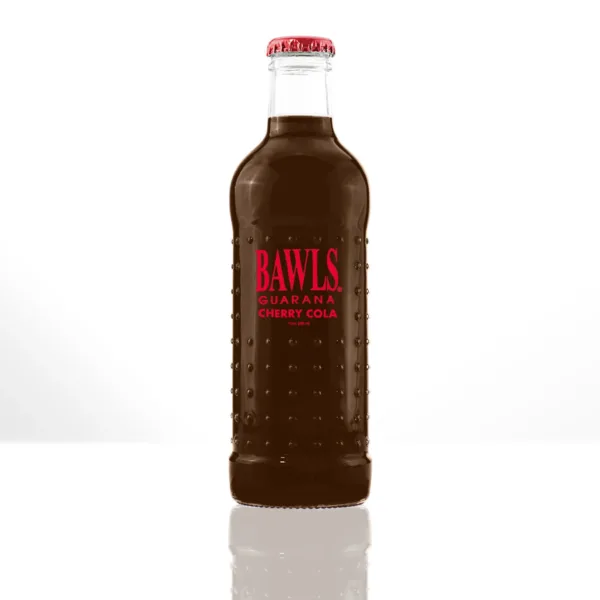 Bottle of BAWLS Cherry Cola